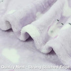 Unicorn Blanket for Girls - 50x60 Inches - Image 6