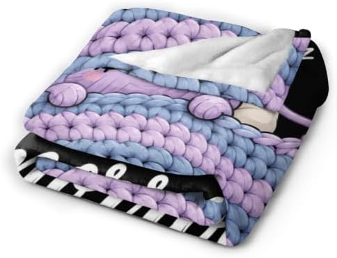 Sleepy Yarn Ball Blanket Throw Gift for Girls Women 60"X50" - Image 5