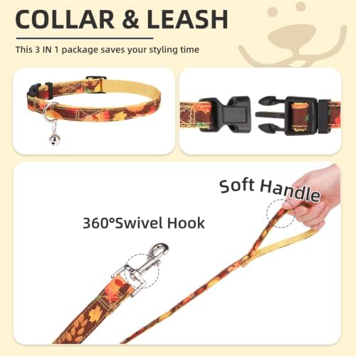 PUPTECK Dog Harness, Collar and Leash Set No Pull for Small Medium Sized - Image 4