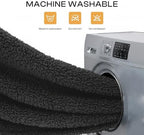 1 Pack 3 Calming Blankets Fluffy Premium Fleece Pet Blanket Soft Sherpa Throw for Dog Puppy Cat Black Medium (30“x20'') - Image 4