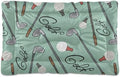Dog Bed Mat Golf Cartoon Washable Anti-Slip Bottom Comfy Kennel Pad Cat Crate Pet Pad 18 x 24 Inches by Mazeann