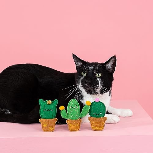 Fringe Studio Plush Cat Toy Set, Cat-Us Friends, Mini 3 Piece Set, Pet Shop Collection (904033) - Image 4