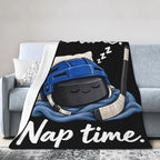 Sleepy Hockey Blanket Throw Gift for Girls Women 80"X60" - Image 4