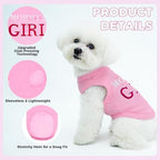 BINGPET Mommy's Girl Dog Shirt, Mamas Girl Puppy T-Shirt, Soft Cotton Vest - Image 5