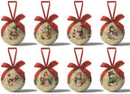 Snowman Ornaments - Snowman Christmas Decorations Ball Ornaments Tree Hanging Balls, Vintage Christmas Decorations Ball 2.36 Inch for Xmas Tree Party Home Holiday，Xmas Gifts Set of 16Pcs by GPGHEFlags