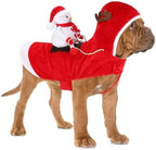 BWOGUE Santa Dog Costume, Dog Christmas Outfit, Santa Rider Costume, Size S by BWOGUEPetHome