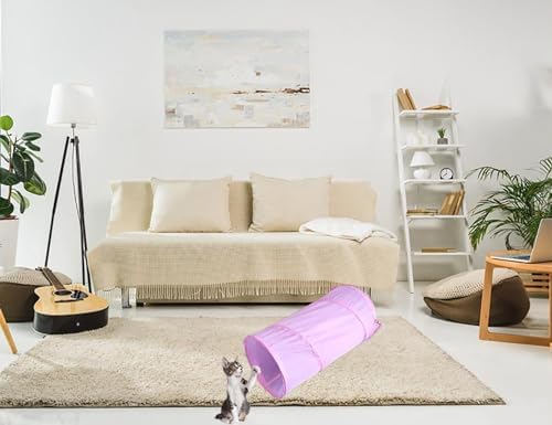iCAGY Cat Tunnel for Indoor Small Cats Kittens Rabbits, Foldable Tube Toys - Image 2