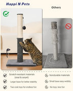 Happi N Pets Tall Cat Scratching Post, Large Cat Scratchers for Indoor Cats - Image 4