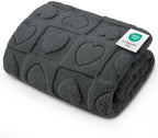 Luciphia Small Dog Blanket Washable Pet Bed Cover Soft Fluffy Puppy Blanket with Premium Fleece 300GSM Cozy Calming Cat Blankets for Indoor Cats Grey 57x40 inch by luciphia