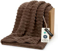 Bedsure Soft Brown Throw Blanket for Couch Decor Gifts 50"x60" by BEDSURE