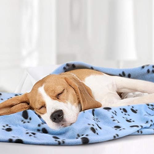 Comsmart Dog Blankets, 6 Pack Fleece Pet Blankets, 39x31 inches, Blue - Image 7