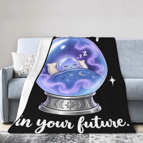 Sleepy Crystal Ball Blanket Throw Gift for Girls Women 60"X50" - Image 4