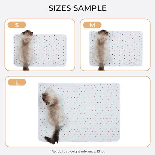 Luciphia 1 Pack 3 Blankets Super Soft Cute Dot Pattern Pet Blanket Flannel Throw for Dog Puppy Cat Medium(30x20), Brown - Image 3