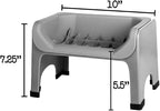 Fluff Trough Elevated Slow Feeder Dog Bowls | Slow Feeder Cat Bowl with Vet Approved & Non-Toxic Silicone Minimizes Neck Strain | Paced Eating Insert Designed for Flat-Faced Pets (Purple)
