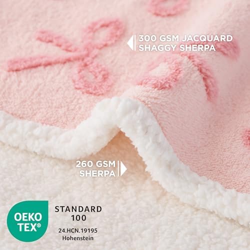 LE SURE Waterproof Dog Blankets for Small Dogs Cute Cozy 3D Jacquard,25x35 - Image 3