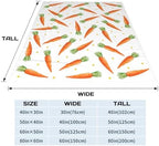 Easter Cartoon Carrots Flannel Blanket, Soft Cozy Anti Pilling Throw Blanket, Winter Lightweight Blanket for Home Party Bed Sofa Couch, 60" x 80" - Image 7