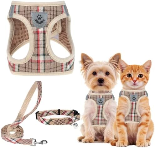 PUPTECK Dog Harness, Collar and Leash Set No Pull for Small Medium Sized by PUPTECK