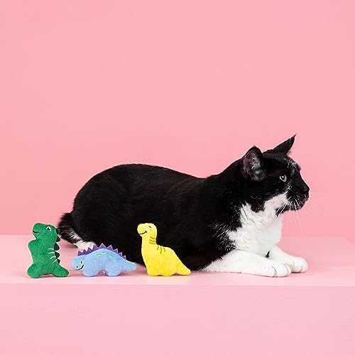 Fringe Studio Plush Cat Toy Set, Rawr-Some Crew, Mini 3 Piece Set, Approx. 3" x 3.5",Pet Shop Collection (904036) - Image 3