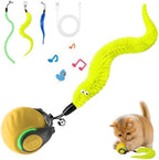 Interactive Cat Toys with Bird Sounds & 3 Speed Modes for Indoor Cats Play by Geamen