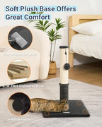 Happi N Pets Cat Scratching Post, Cat Scratchers for Indoor Cats with Toys - Image 6
