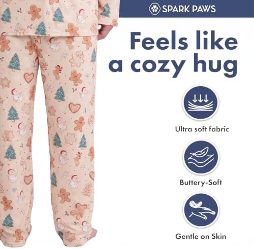 Spark Paws Christmas Matching Dog and Owner Pajama Bottoms - Image 2