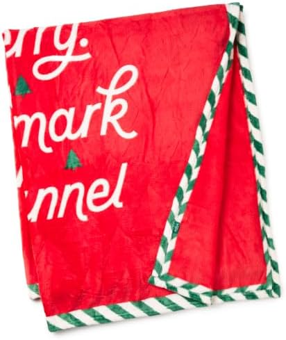 Hallmark Channel Christmas Red Plush Blanket (Comfy. Cozy. Merry.) 50"x60" - Image 2