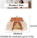 Gigreinc Cat Tent for Indoor, Indoor Dog House,Kitten Tent for Small Dogs - Image 4