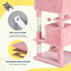 DUMOS 54 Inch Cat Tree Tower with Scratching Posts, Indoor Use - Image 4