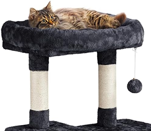 Yaheetech 63in Sturdy Large Cat Tree for Indoor Heavy Cats, Tall Tower - Image 5