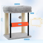 Hey-brother Cat Tree, Sturdy Tower with Sisal-Wrapped Columns, MPJ010SW - Image 3