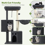 Small Cat Tree Tower for Indoor Cats, 40 in Medium Cat Bed Scratching Posts - Image 5