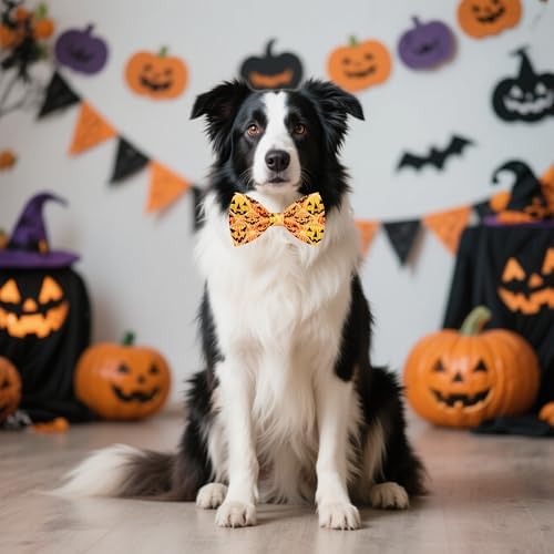 Halloween Dog Bow Ties Bulk for Large Dogs 30 Pack 5.1"*3.1" L - Image 7