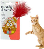 Huxley & Kent Plush Cat Toy - Holiday Christmas Interactive Catnip Toy for Cats & Kittens - Soft with Crinkle & Catnip - Fun Indoor Play - G-House by HuxleyKent