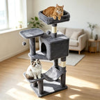DUMOS 44 in Cat Tree Tower with Natural Sisal Scratching Posts by DumosLifestyle