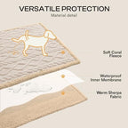 Luciphia Waterproof Dog Blanket, Reversible Sherpa Fleece for Couch Cover - Image 3