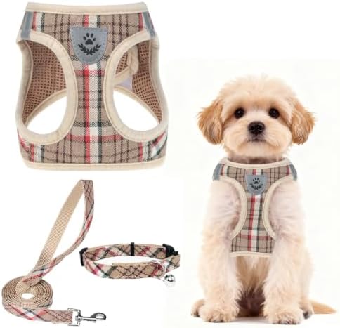 PUPTECK Dog Harness, Collar and Leash Set No Pull for Small Medium Sized by PUPTECK