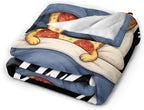 Sleepy Pizza Blanket Throw Gift for Girls Women 60"X50" - Image 5