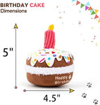 lilfrd Dog Birthday Toy, Squeaky Plush Birthday Cake Puppy Gift - Image 4