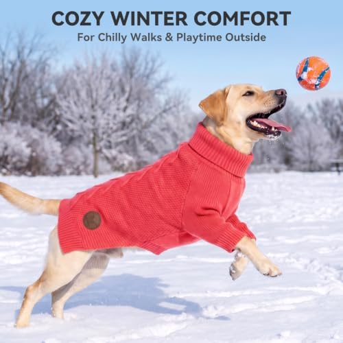 cyeollo Dog Sweaters for Small Dogs, Warm Knit Pullover with Long Sleeve - Image 7