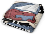 Sleepy Book Blanket Throw Gift for Girls Women 60"X50" - Image 5