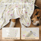 LINENLUX Dog Blankets 3-Pack, Super Soft Fluffy Fleece Pet Throw Warm - Image 2