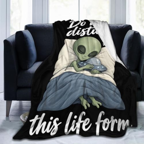 Sleepy Alien Blanket Throw Gift for Girls Women 60"X50" by Unknown