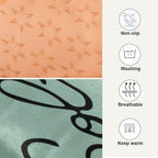 Dog Bed Mat Golf Cartoon Washable Anti-Slip Bottom Comfy Kennel Pad Cat Crate Pet Pad 18 x 24 Inches - Image 4