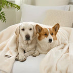 COZY KISS Soft Luxury Faux Fur Throw Blanket for Couch, 50x60 inch Cream - Image 3