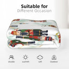 Nutcracker Fuzzy Throw Blanket for Women Men Girls Boys Soft Cozy Fleece Blankets for Bedroom Living Rooms Sofa Couch 50"x40" - Image 7