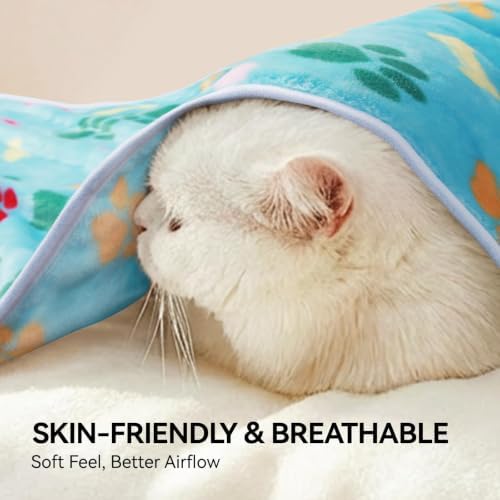 LINENLUX Dog Blankets 3-Pack, Super Soft Fluffy Fleece Pet Throw Warm - Image 6