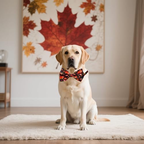 Fall Dog Bow Ties Bulk for Large Dogs 30 Pack 5.1"*3.1" L - Image 6