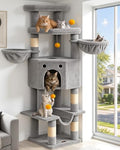 Cat Tree Tower for Indoor Large Adult Cats, 73in Tall Heavy Duty with Perch by FeliskynCatTreeTower