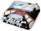 Sleepy Windmill Blanket Throw Gift for Girls Women 50"X40" - Image 5