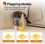 Potaroma Cat Toys Rechargeable Flapping Duck with SilverVine Catnip, Lifelike Quack Chirping, Touch Activated Kitten Kicker Plush Interactive Exercise Toys for All Breeds - Image 6
